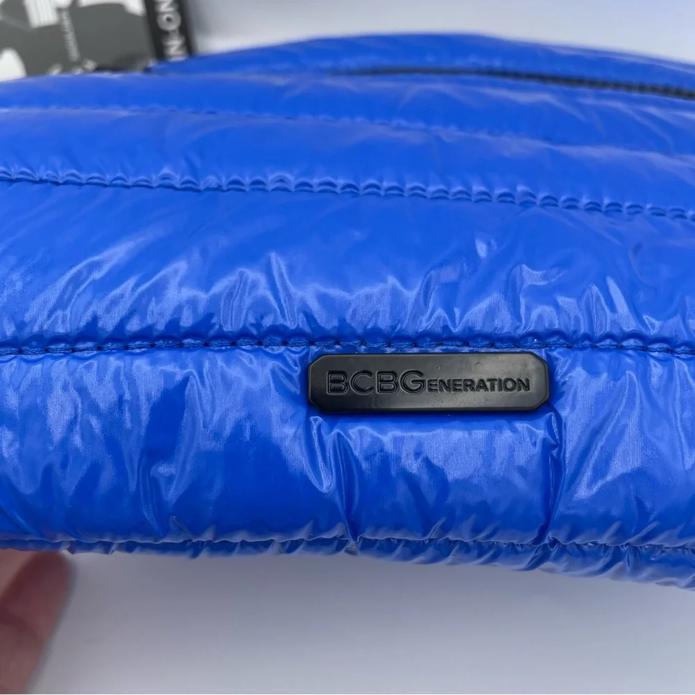 BCBGeneration Two-in-One Blue Puffer Bag NWT